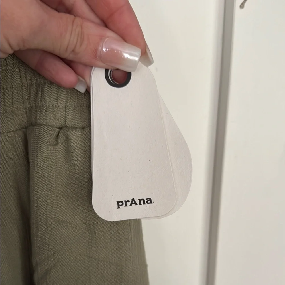 Prana Green Wide Leg Jumpsuit with V-Neck - Picture 2 of 4